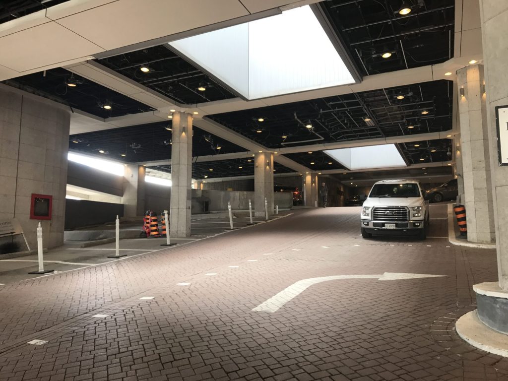 ceiling removed hotel torham