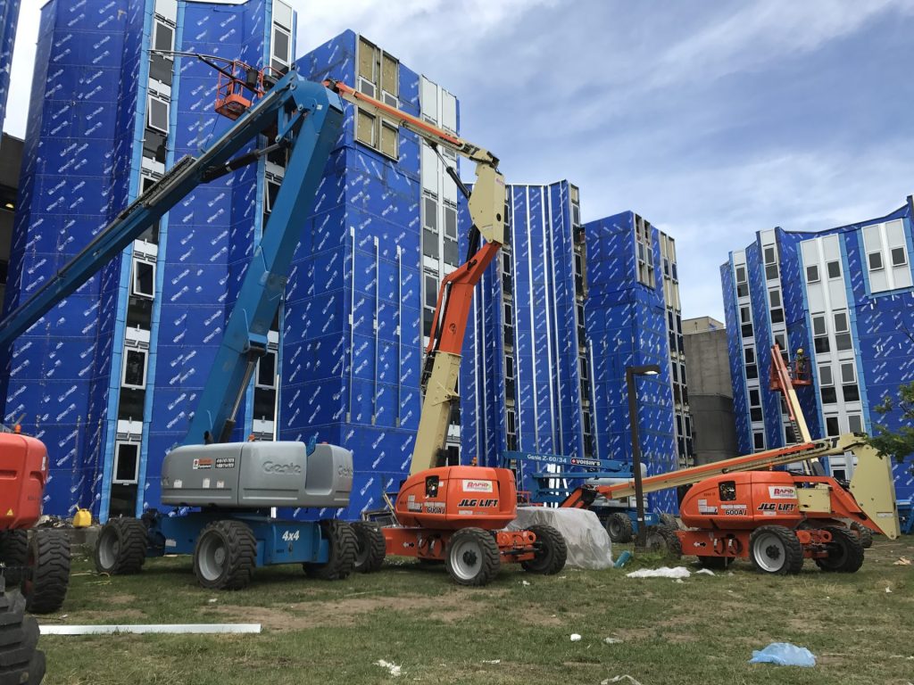 cladding machine work