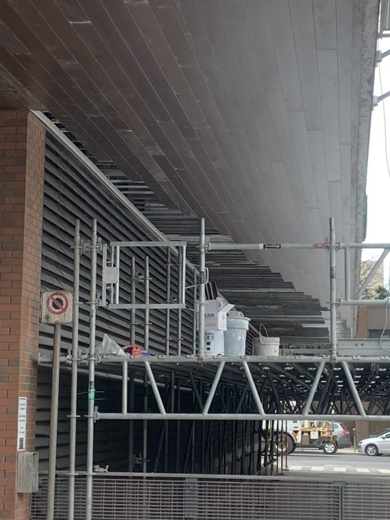 hamilton convention center soffits in progress torham