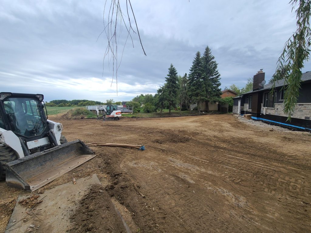 residential site cleaning and grading
