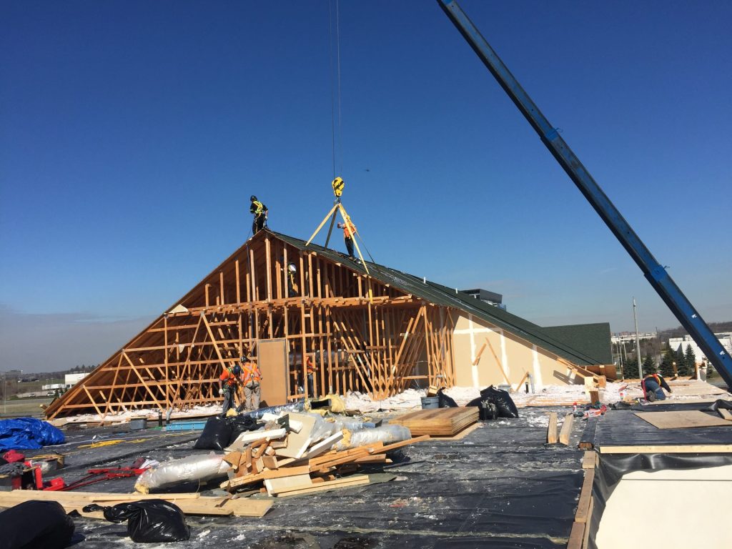 roof demollition rigging torham